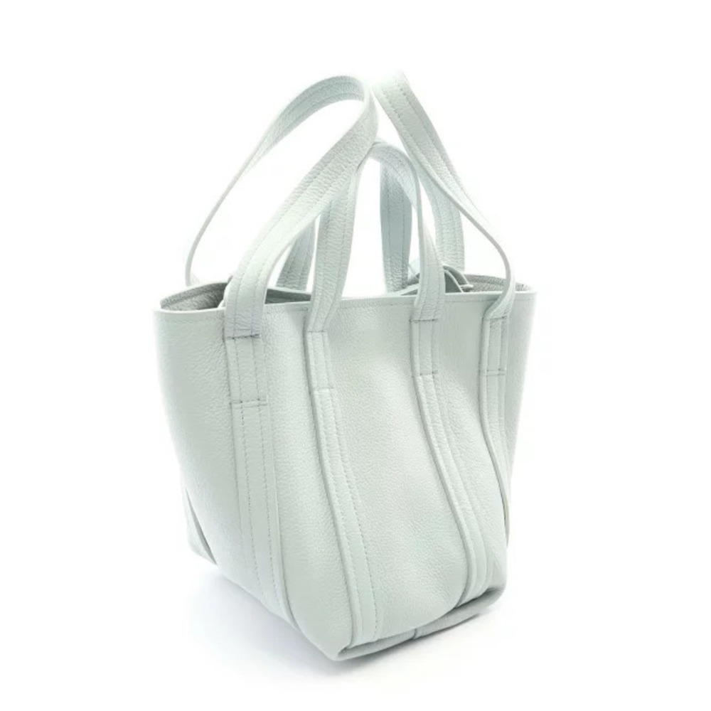 Balenciaga Handbag South North Leather Green